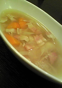 根菜のコンソメスープ