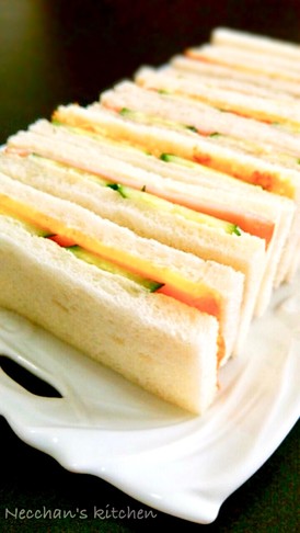 マヨがポイント!喫茶店のサンドイッチ