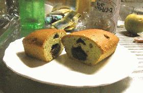 あんこを食べちゃった!抹茶のパウンドケーキ