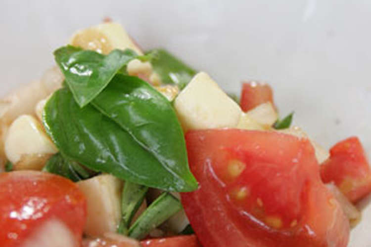 夏だ トマトとバジルのさっぱりサラダ レシピ 作り方 By 乃亜ちゃん クックパッド 簡単おいしいみんなのレシピが357万品