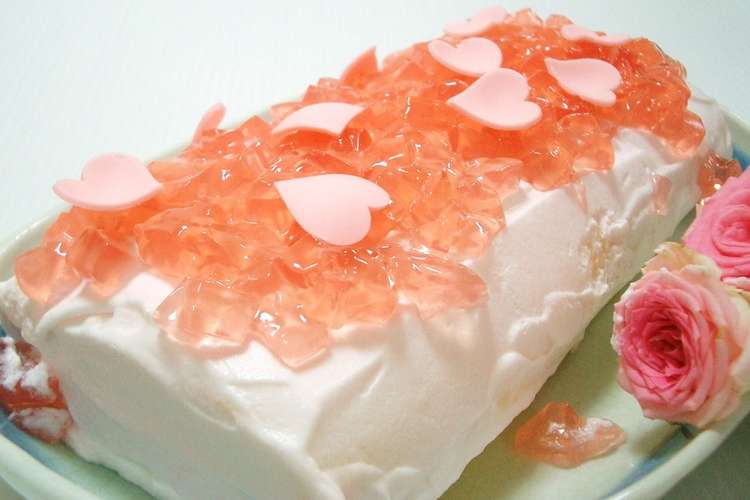 薔薇ゼリーロールケーキ レシピ 作り方 By まにゅ クックパッド 簡単おいしいみんなのレシピが360万品