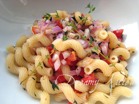 タイムとトマトの夏パスタ