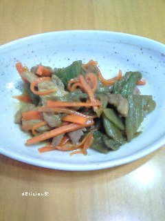 ふきと豚肉の炒め煮