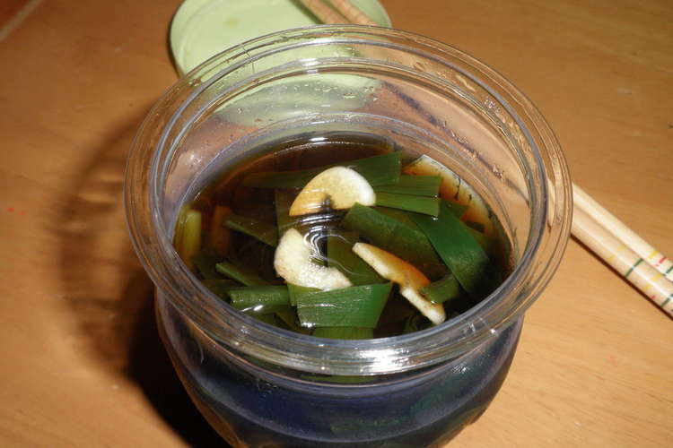 ニラのにんにく醤油漬け レシピ 作り方 By ガオガオ ぶー クックパッド 簡単おいしいみんなのレシピが377万品