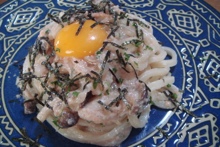 簡単 もちもち たらこカルボナーラうどん レシピ 作り方 By ねこせんせい クックパッド 簡単おいしいみんなのレシピが349万品