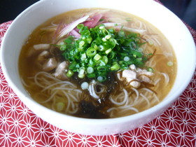 味付きもずく酢であったか♨にゅうめん