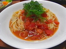 暑い夏はコレ♥トマトの冷製パスタ