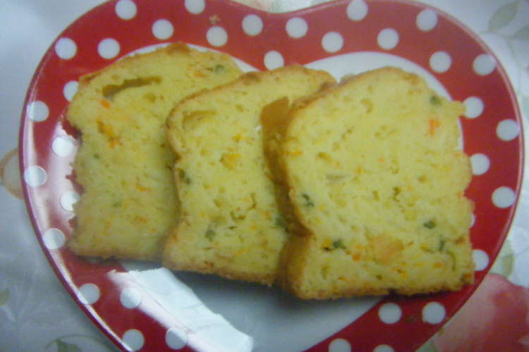野菜嫌いの子に 色々野菜のパウンドケーキ レシピ 作り方 By ここみ ゆりあママ クックパッド 簡単おいしいみんなのレシピが353万品