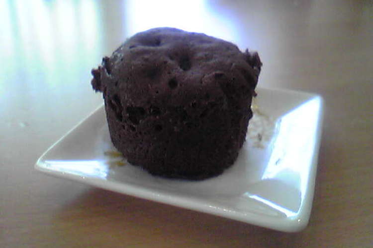 米粉とマグでチョコケーキ レシピ 作り方 By かっぱちゃん１２１８ クックパッド