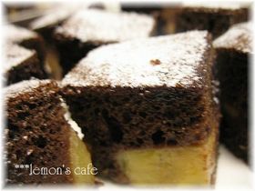 炊飯器で濃厚チョコバナナケーキ