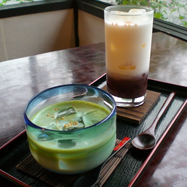 涼しげ夏ドリンク 抹茶オレと小豆オレ レシピ 作り方 By わかおかみ クックパッド 簡単おいしいみんなのレシピが354万品