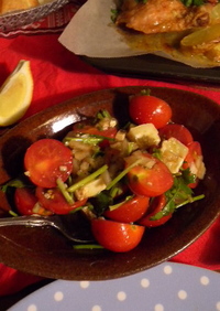 簡単コルシカ風トマトサラダ