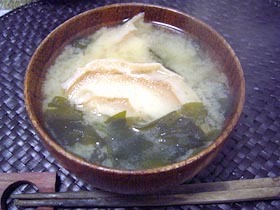 なつかし味噌汁第2段☆お麩のお味噌汁
