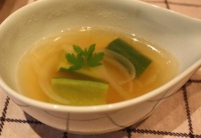 夏きゅうりスープの写真