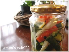 ピクルスでお野菜ポリポリ