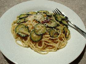 ズッキーニを美味しく!のパスタ