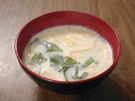 大豆好きな人間のみそ汁