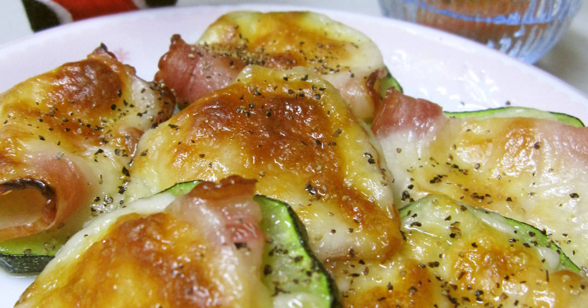 ベーコンとチェダーチーズのマッシュルーム詰めのレシピ