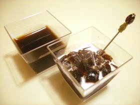 寒天なのにとろけるコーヒーゼリー!?