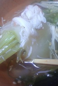かぶの和風カニあんかけスープ