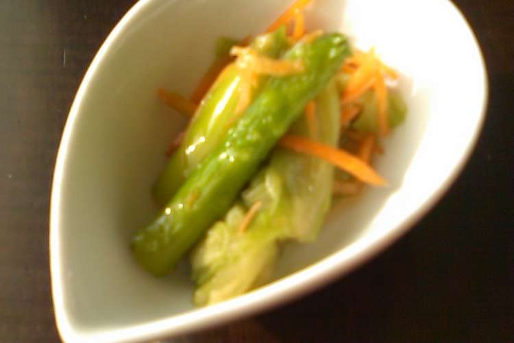 冷凍野菜で簡単浅漬け レシピ 作り方 By ちびまりこ クックパッド