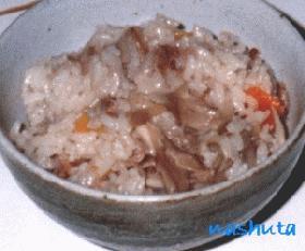 調味料は醤油だけでオッケ~よ★ごぼうと牛肉の醤油飯