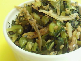 小松菜とじゃこのしっとりふりかけ