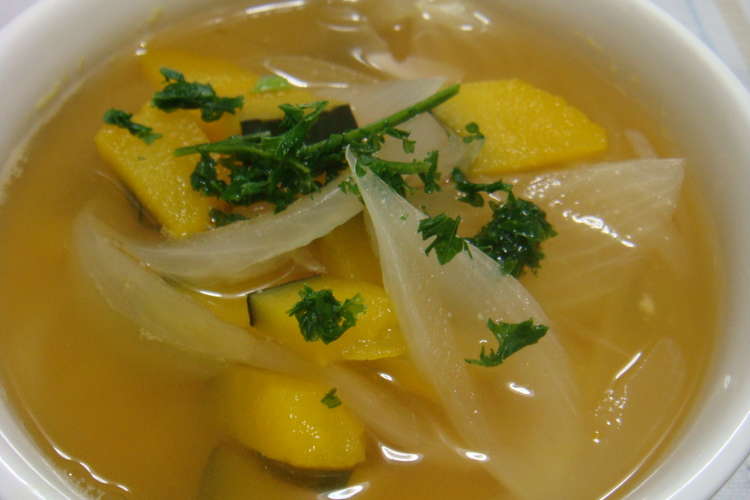 シンプル 簡単 コンソメスープ レシピ 作り方 By うり ママ クックパッド 簡単おいしいみんなのレシピが371万品