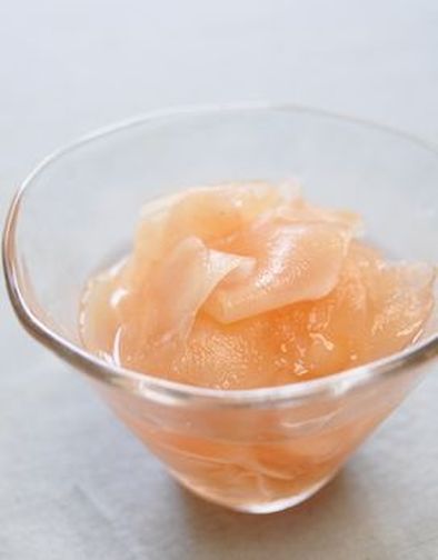 新生姜のやさしい甘酢漬の写真