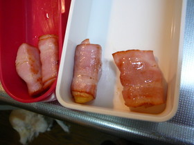 ジャガバタベーコンお弁当風