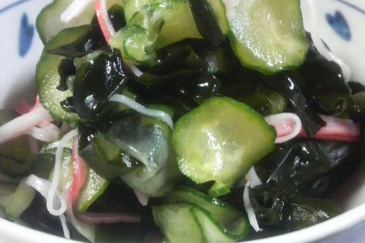 ミツカンすし酢できゅうりとわかめの酢の物 レシピ 作り方 By ゆうゆのママ クックパッド 簡単おいしいみんなのレシピが366万品
