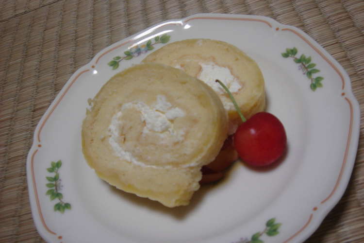 洗いもの少な シューロールケーキ レシピ 作り方 By Natanapo クックパッド