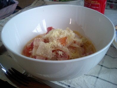 あおいさんちの・・・トマトのスープスパの写真