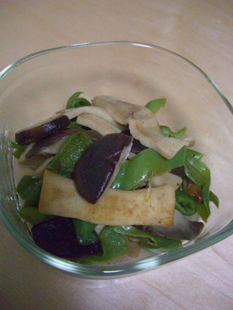 高野豆腐と野菜の炒め物の画像