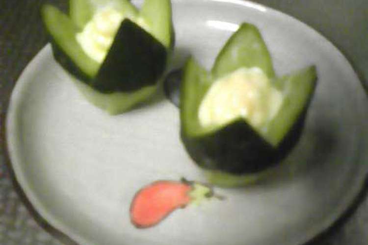 キャラ弁 キュウリで可愛いお花 レシピ 作り方 By 神ベルネ クックパッド 簡単おいしいみんなのレシピが360万品