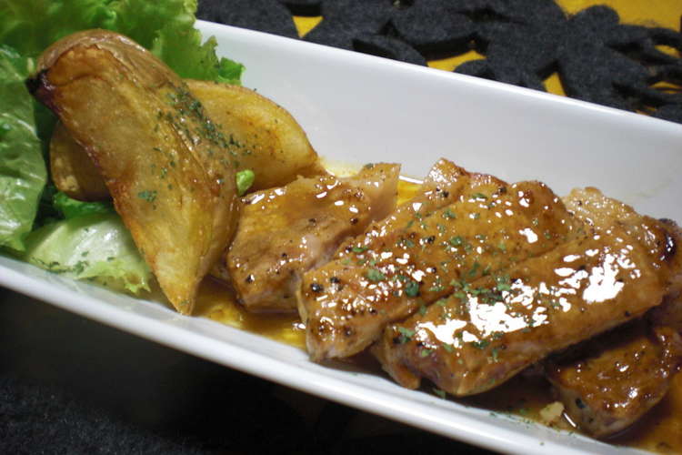 バターレモンのポークステーキ レシピ 作り方 By サトリンゴ クックパッド 簡単おいしいみんなのレシピが350万品