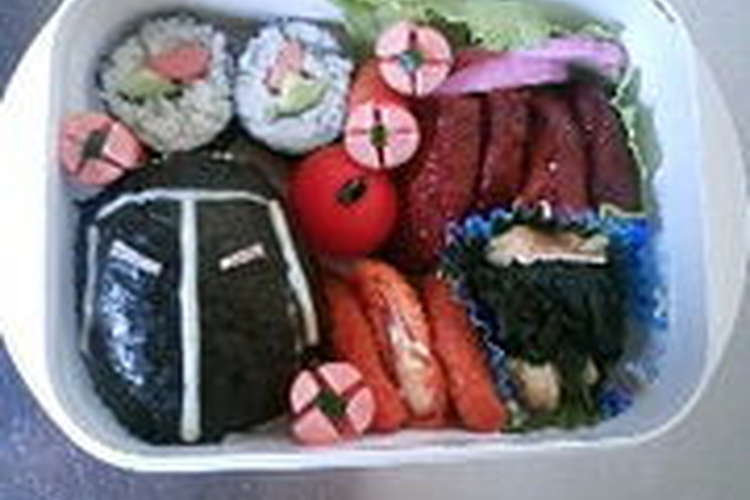 キャラ弁 キン肉マンのウォーズマン レシピ 作り方 By いっつんつん クックパッド 簡単おいしいみんなのレシピが357万品