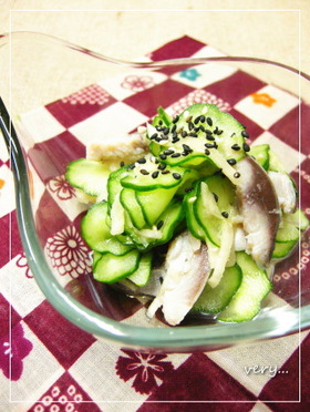 自家製のがりとしめ鯖のさっぱり酢の物