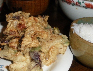 長芋と干し椎茸の贅沢かき揚げの画像