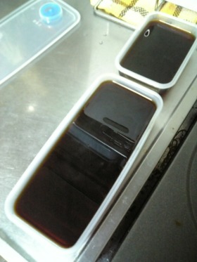 棒寒天のコーヒーゼリー