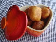 10分でできるよ♪豆腐と米粉のドーナツ☆の写真
