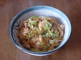ただ煮るだけ ”天ぷら丼”でござーい。