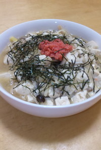ヘルシーランチ☆きのこと豆腐のスープご飯