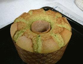 抹茶シフォンケーキ