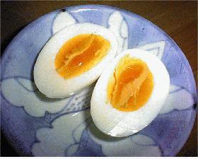 レンジでゆでたまご♪