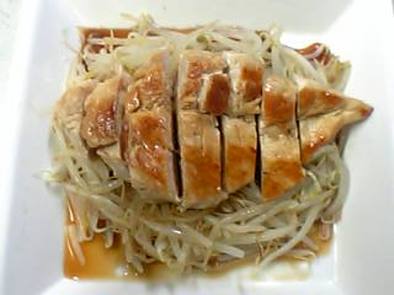 鶏胸肉のゆずポン酢ソースの写真