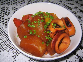 イカと大根の煮物