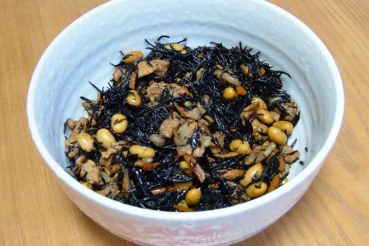 豚肉入り ひじきの煮物 レシピ 作り方 By もりけ クックパッド