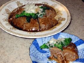 レンコンと挽肉の中華蒸し