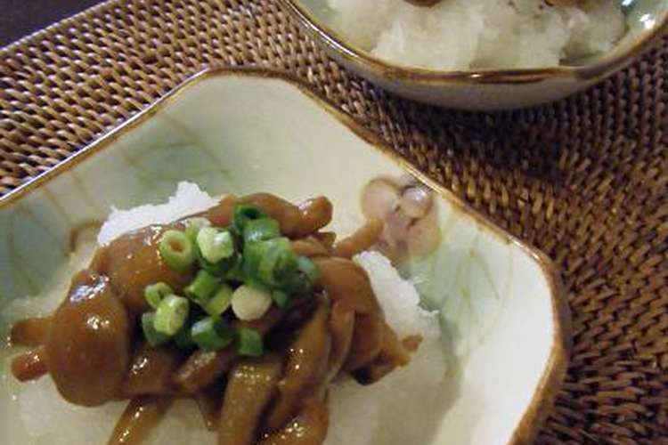 簡単おつまみ なめこおろし レシピ 作り方 By Akiozawa クックパッド 簡単おいしいみんなのレシピが365万品